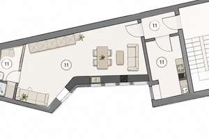 Erstbezug nach hochwertiger Sanierung-Moderne 1,5-Zimmer-Wohnung mit Einbauküche in Magdeburg-Buckau – Klosterbergestr. 22, 39104 Buckau, Magdeburg – Vorschaubild 6