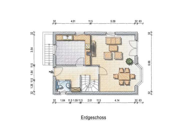 Grundriss Erdgeschoss