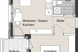 Wohnen mit Aussicht: Moderne 2-Zimmer-Wohnung – Von-Hünefeld-Straße 24, 89231 Neu-Ulm – Vorschaubild 6