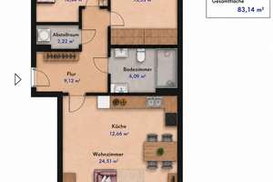 3-Zimmer-Wohnung – Nachmieter gesucht – Simone-Veil-Straße 18, 53121 Endenich, Bonn – Vorschaubild 2