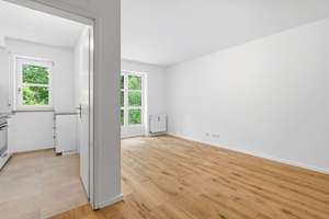 Modernes Garten-Apartment: 40 m² Wohnkomfort nach Sanierung – Die vollständige Adresse der Immobilie erhältst du vom Anbieter., 80992 Alt-Moosach, München – Vorschaubild 3