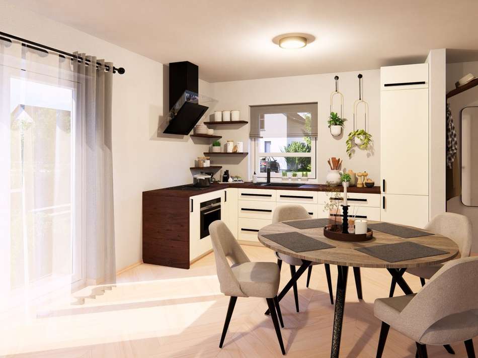 Moderne Küche mit Charme