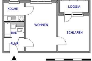 2-Raum-Wohnung in zentraler Lage – Mühlenstr. 6, 9111 Zentrum, Chemnitz – Vorschaubild 5