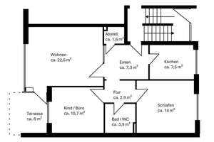 3 Zi Terrassenwohnung HH-Niendorf direkt an der Parkanlage Rahweg – Teutonenweg / Ecke Rahweg -, 22453 Niendorf, Hamburg – Vorschaubild 20
