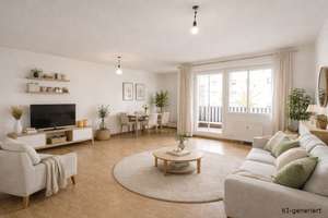 Durch Erbpacht bezahlbar:Große 3,5-4,5-Zimmer-Wohnung+moderne Einbauküche+hochwertige Korkböden