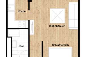 Einziehen oder investieren – 1-Zimmer-Wohnung mit Balkon – Die vollständige Adresse der Immobilie erhältst du vom Anbieter., 85057 Nordwest, Ingolstadt – Vorschaubild 12