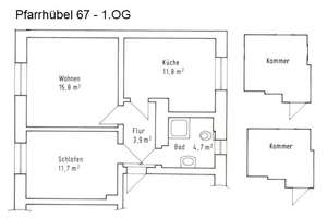 Zwischen Stadt und Natur -Ihre neue 2-Zimmer-Wohnung auf dem Pfarrhübel mit 150€ IKEA Gutschein – Pfarrhübel 67, 9125 Altchemnitz, Chemnitz – Vorschaubild 8