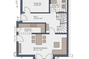 Eigenheim statt Miete! – Wunderschönes Traumhaus von Schwabenhaus – Die vollständige Adresse der Immobilie erhältst du vom Anbieter., 75417 Mühlacker – Vorschaubild 3