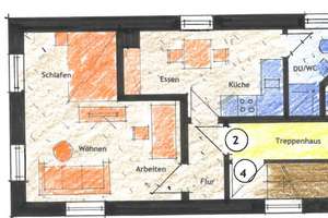 Kleine charmante Wohnung in unmittelbarer Nähe Zentrum – Eggelseestr. 1, 96050 Inselstadt, Bamberg – Vorschaubild 2