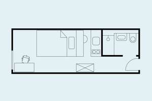 THE FIZZ Hannover - Vollmöblierte Apartments für Studierende im Unibezirk in der Nordstadt – Am Kläpperberg 11, 30167 Nordstadt, Hannover – Vorschaubild 6