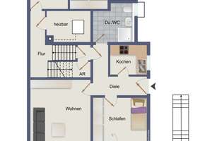 EFH am Georgenberg mit Einliegerwohnung und Penthouse Charakter – Die vollständige Adresse der Immobilie erhältst du vom Anbieter., 72762 Reutlingen-Mitte, Reutlingen – Vorschaubild 19