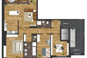 Erstbezug - exklusive Eigentumswohnung mit Balkon, Aufzug und Tiefgarage – Kronenstrasse 15, 30161 Oststadt, Hannover – Vorschaubild 4