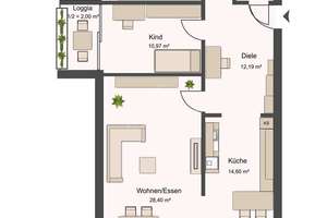 Stilvolle 3-Zimmer-Wohnung am Arabellapark (U4) – Die vollständige Adresse der Immobilie erhältst du vom Anbieter., 81925 Parkstadt, München – Vorschaubild 12