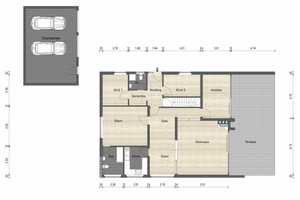 Stilvoller Bungalow in Hohenhameln: Ruhige Lage, Keller, Doppelgarage, zwei Kamine und Außenpool!  – Peine (Kreis) – Vorschaubild 23