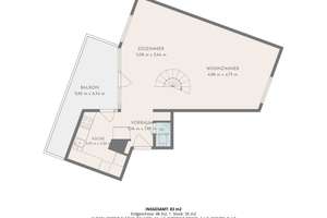 Penthouse Loft auf 2 Etagen mit 3 Zimmern und Dachterrasse über den Dächern Ehrenfelds – Die vollständige Adresse der Immobilie erhältst du vom Anbieter., 50825 Ehrenfeld (Ortsteil), Köln – Vorschaubild 15