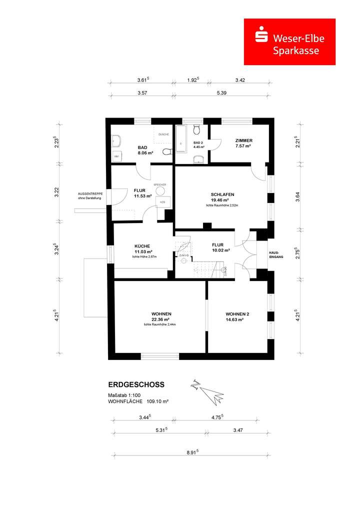 Grundriss Erdgeschoss