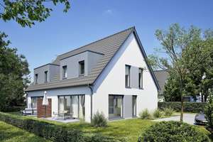 Neubau-Doppelhaushälfte (KfW 40) in Münster-Gremmendorf  – Die vollständige Adresse der Immobilie erhältst du vom Anbieter., 48147 Angelmodde, Münster – Vorschaubild 1