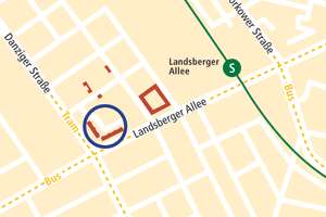 Renovierungsbedürftige Wohnung im Hochparterre in Prenzlauer Berg neu zu vermieten – Landsberger Allee 79, 10407 Prenzlauer Berg, Berlin – Vorschaubild 2