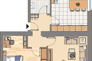 2-Zimmer-Wohnung in Dortmund Kirchlinde – 44379 Kirchlinde, Dortmund – Vorschaubild 2