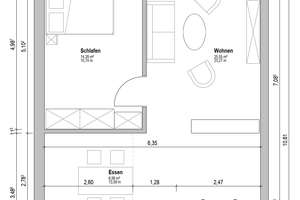 Trier Feyen - Sonnige Wohnung 2ZKB+TG Stellplatz – 54294 Feyen/Weismark, Trier – Vorschaubild 2