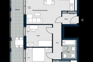 Geräumige 3-Zimmer-Wohnung mit West-Ausrichtung – Die vollständige Adresse der Immobilie erhältst du vom Anbieter., 81249 Lochhausen, München – Vorschaubild 35