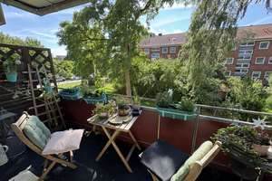 St. Jürgen Nähe Uni - helle 2 Zi-Wohnung mit großem Süd-West-Balkon