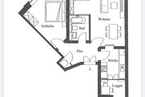 Helle, modernisierte 2-Zimmer-Wohnung mit Loggia und Einbauküche – Engelsdorfer Straße -, 4319 Engelsdorf, Leipzig – Vorschaubild 13