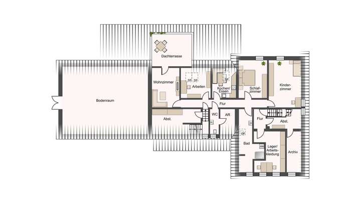 Grundriss Obergeschoss