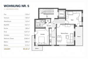 Bezugsfrei & provisionsfrei: Lichtdurchflutete 3-Zimmer-Wohnung mit zwei Balkonen in S-Feuerbach – Die vollständige Adresse der Immobilie erhältst du vom Anbieter., 70469 Siegelberg, Stuttgart – Vorschaubild 15