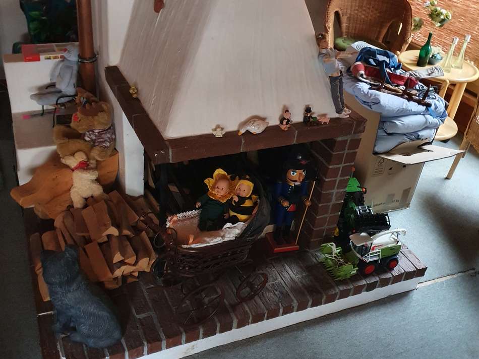 Fachwerk Kamin