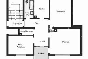 Gemütliche 3 Zimmer Wohnung mit Balkon in ruhiger Lage von Vaihingen/Enz – Die vollständige Adresse der Immobilie erhältst du vom Anbieter., 71665 Vaihingen an der Enz – Vorschaubild 11