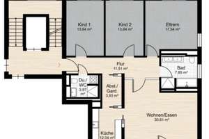 4-Zimmer-Wohnung in Mannheim-Niederfeld – Die vollständige Adresse der Immobilie erhältst du vom Anbieter., 68163 Neckarau, Mannheim – Vorschaubild 14