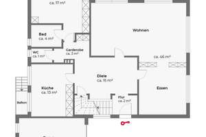 Ein Familienhaus. – Die vollständige Adresse der Immobilie erhältst du vom Anbieter., 22607 Groß Flottbek, Hamburg – Vorschaubild 6