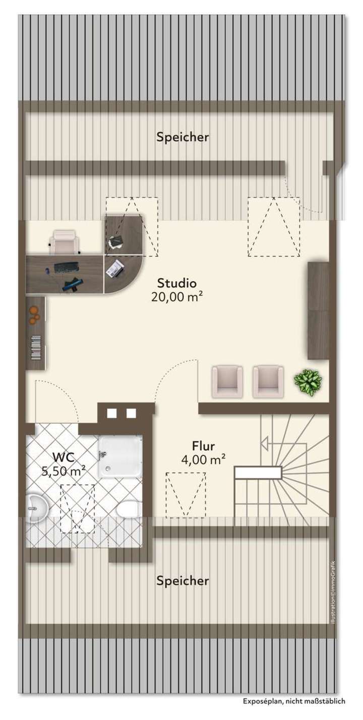Grundriss Dachgeschoss