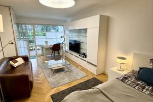 Sonnige 1 Zimmer Apartment im EG in Bogenhausen – Normannenplatz 2, 81925 Herzogpark, München – Vorschaubild 2