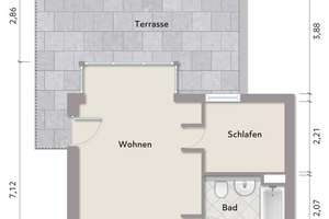 2-Zimmer-Erdgeschosswohnung mit Terrasse und TG-Stellplatz in D-Ludenberg! – Die vollständige Adresse der Immobilie erhältst du vom Anbieter., 40629 Ludenberg, Düsseldorf – Vorschaubild 6
