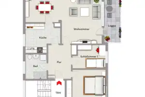 Umfangreich saniertes Haus mit 3 Wohneinheiten – Oldenburg (Oldenburg) – Vorschaubild 35
