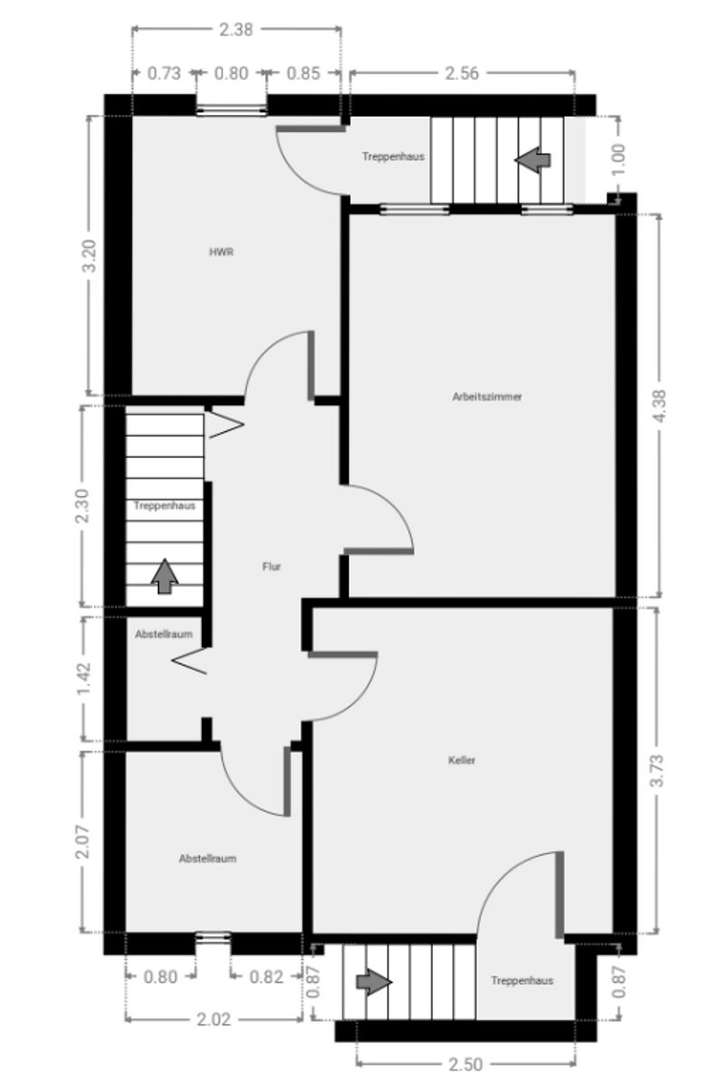 Grundriss Skizze UG