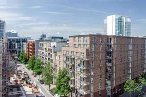Über den Dächern der HafenCity: Skyline-Views vom 10. Obergeschoss (Endetage) im Eleven Decks – Überseeallee 2a, 20457 HafenCity, Hamburg – Vorschaubild 5