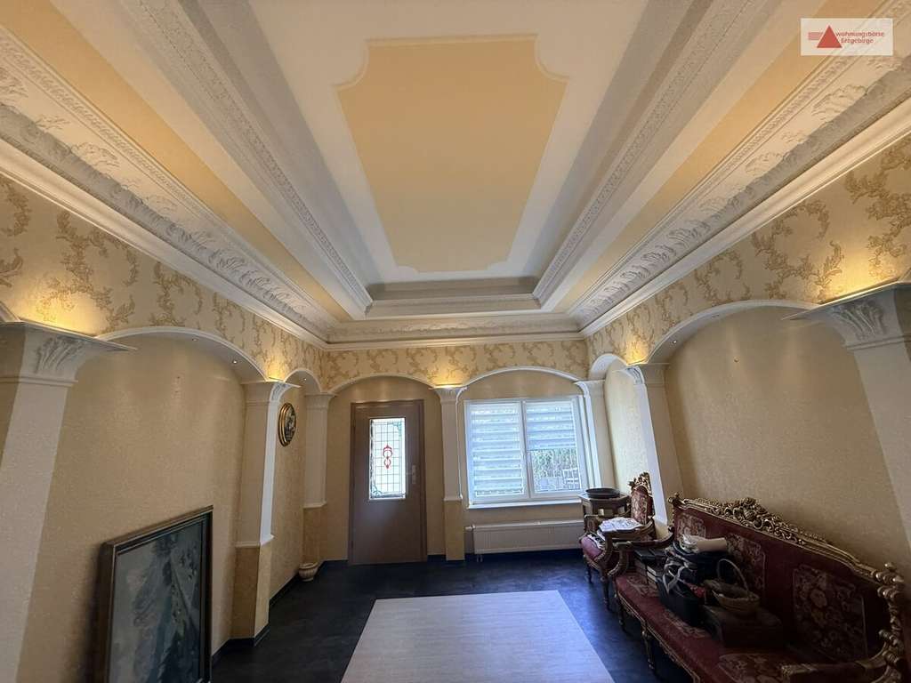 Immobilie in Gersdorf - Sanierte Villa in Gersdorf: 298 m², 12 Zimmer, Balkon, Parkgrundstück, Garagen & Kutscherwohnung - Bild 4