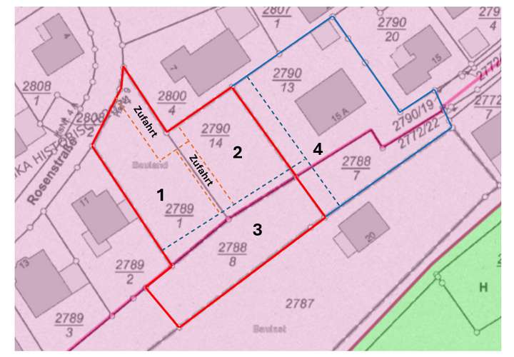 Rosenstrasse 9 3 Grundstücke g