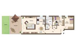 Top-Gartenwohnung Weißer Hirsch: Südterrasse, Marmor, 12 €/m² Miete & Tiefgarage – Die vollständige Adresse der Immobilie erhältst du vom Anbieter., 1324 Bühlau/Weißer Hirsch, Dresden – Vorschaubild 13