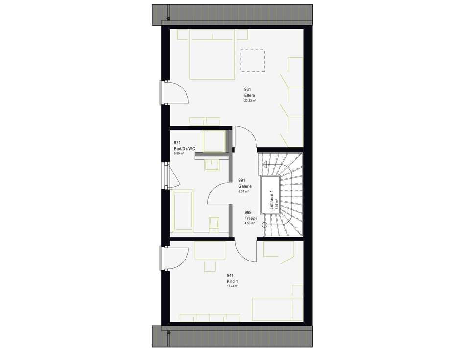Grundriss Dachgeschoss