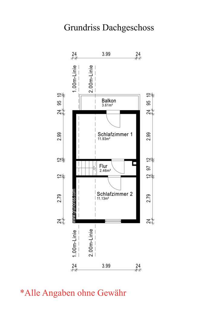 Grundriss Dachgeschoss