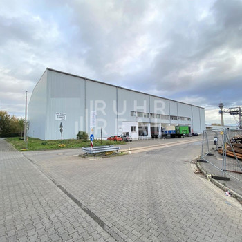 Regalierte Logistikfläche im Düsseldorfer Hafen | Rampenandienung | 12,50 m UKB