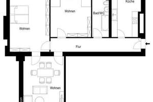 Geräumige 3 - Zimmerwohnung in Charlottenburg nahe Kurfürstendamm – Düsseldorfer Straße 49, 10589 Wilmersdorf, Berlin – Vorschaubild 12