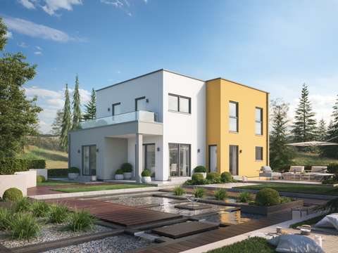 Modulares Einfamilienhaus Mit Flachdach