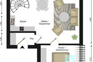 Kernsanierte 3-Zimmer-Maisonette im Dachgeschoss mit Aufzug in begehrter Lage von Pempelfort – Düsselthaler Straße 31, 40211 Pempelfort, Düsseldorf – Vorschaubild 13