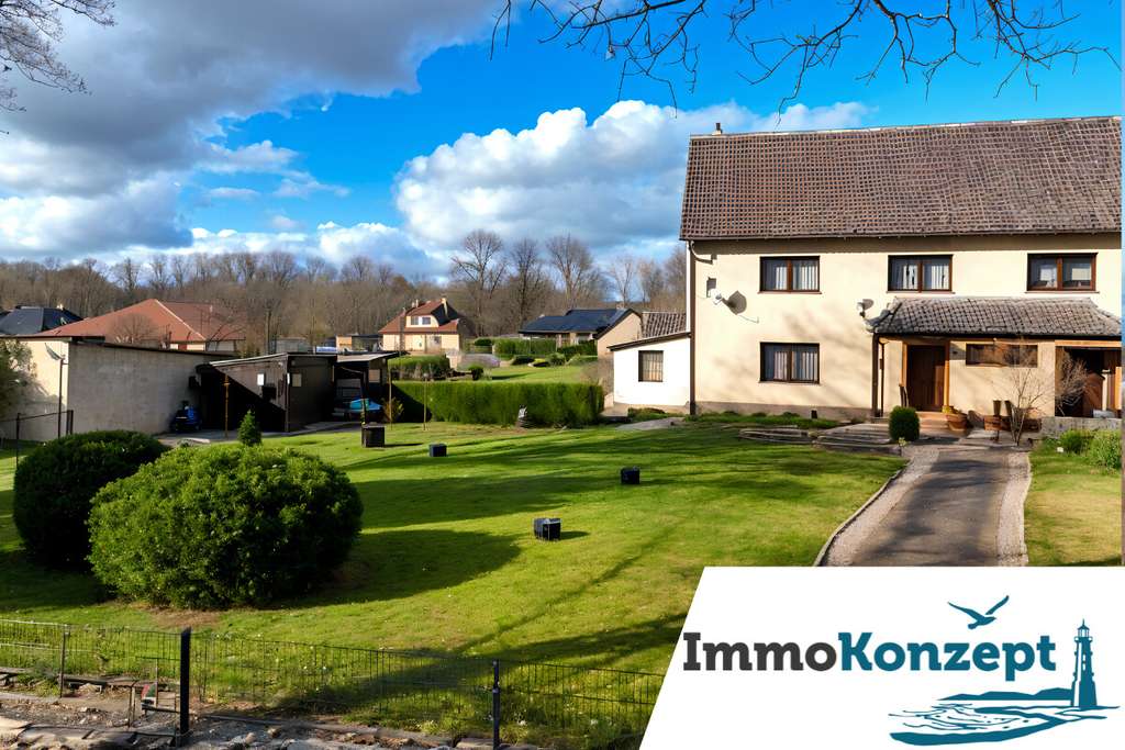 Immobilie in Kruckow - DHH, ca. 135m² Wfl., 1124m² Grdst., Keller, Nebengelass & Garage für die Familie in Tutow! - Bild 0