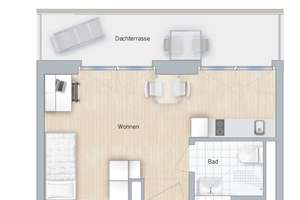 Geräumiges Studentenappartement ab sofort zu vermieten – 81677 Steinhausen, München – Vorschaubild 6